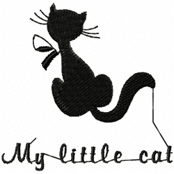 Cats Embroidery Design 10